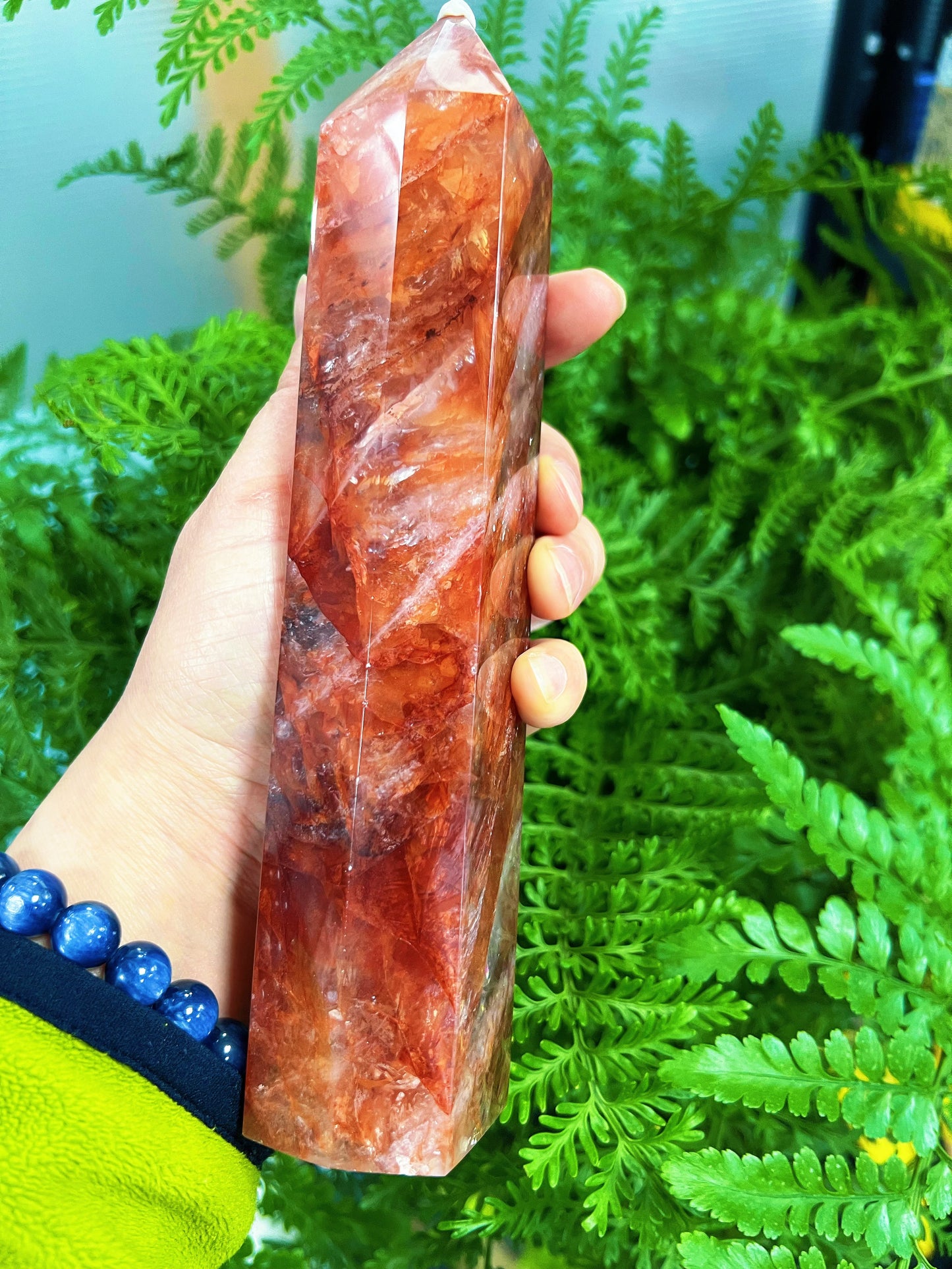 Fire Quartz (Hematoid Quartz) Large Tower